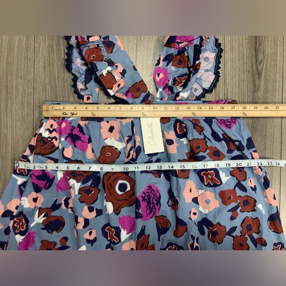 CLEOBELLA hedy midi dress in‎ Waterlily purple multi Sz Large NWT - Picture 8 of 16